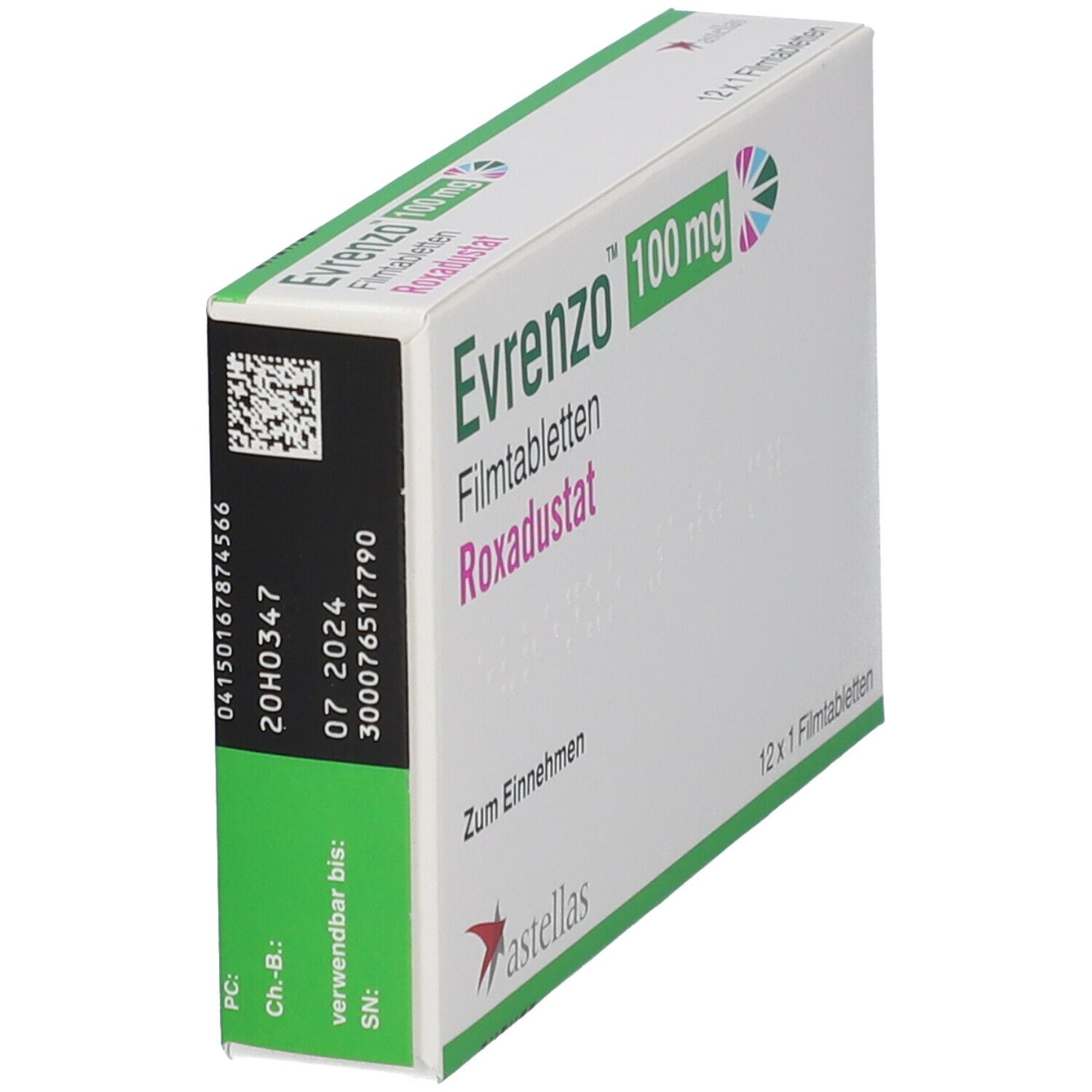 Evrenzo 100 mg Filmtabletten 12 St