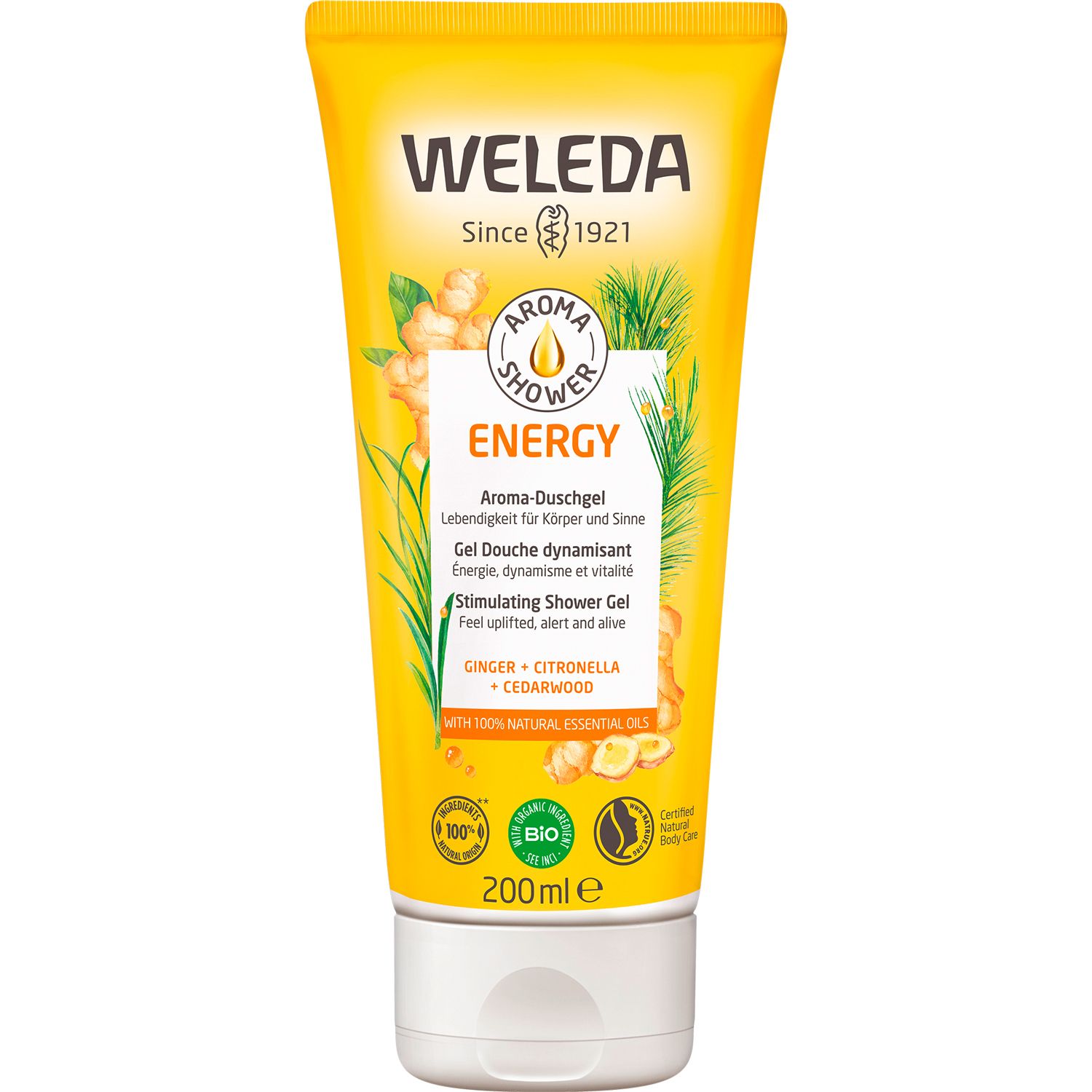 Weleda Energy Aroma Duschgel - belebender Duft für frische Energie