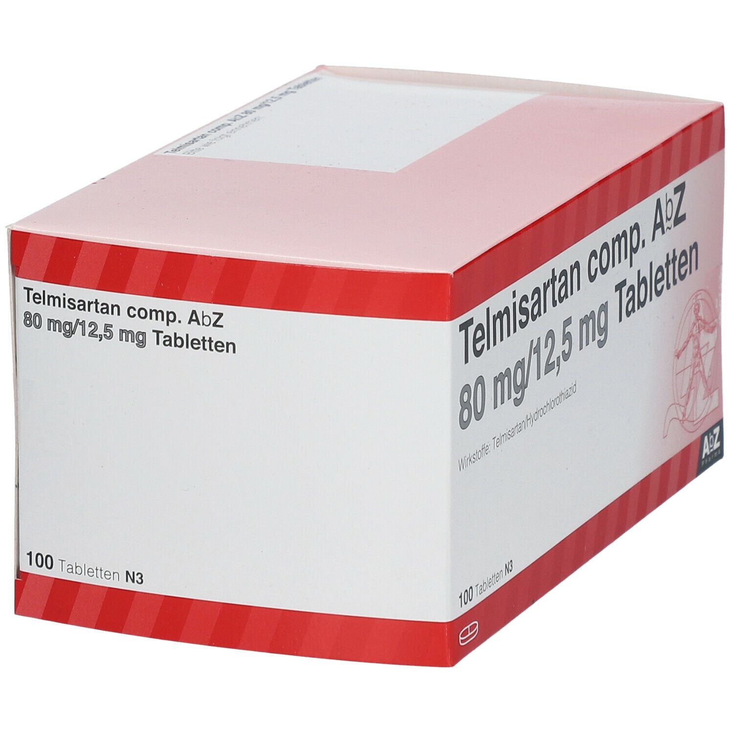 Telmisartan comp.AbZ 80 mg/12,5 mg Tabletten 28 St