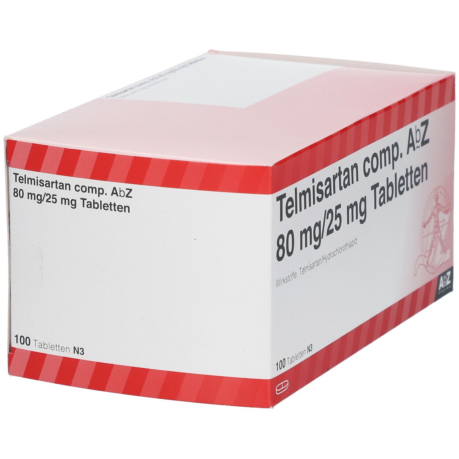 Telmisartan comp.AbZ 80 mg/25 mg Tabletten 100 St