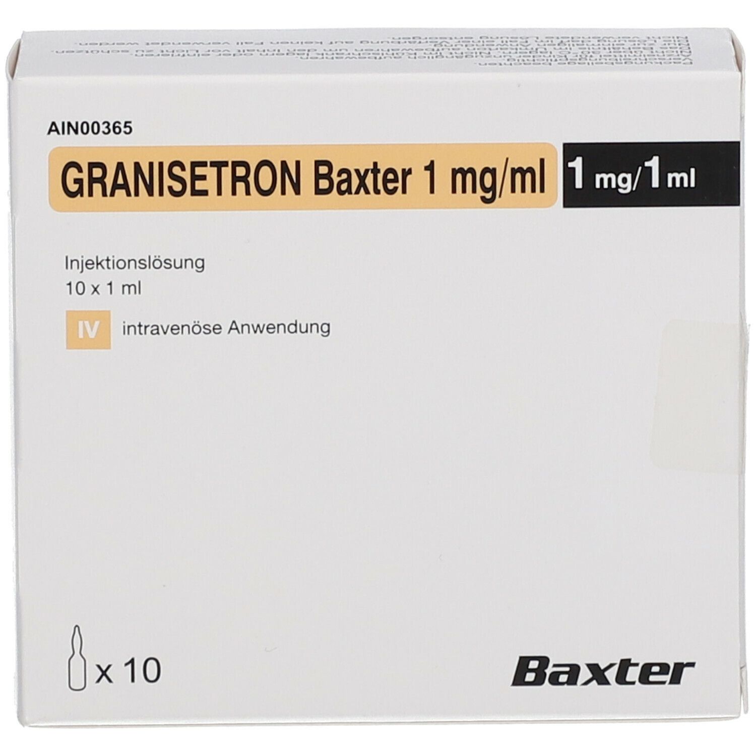 GRANISETRON Baxter 1 mg/ml