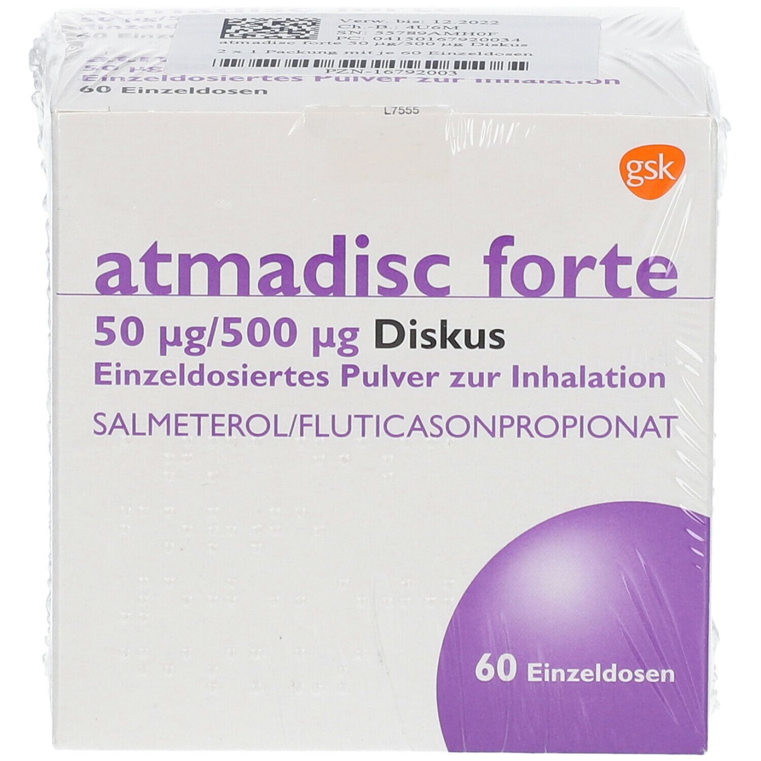 atmadisc forte 50 µg/500 µg
