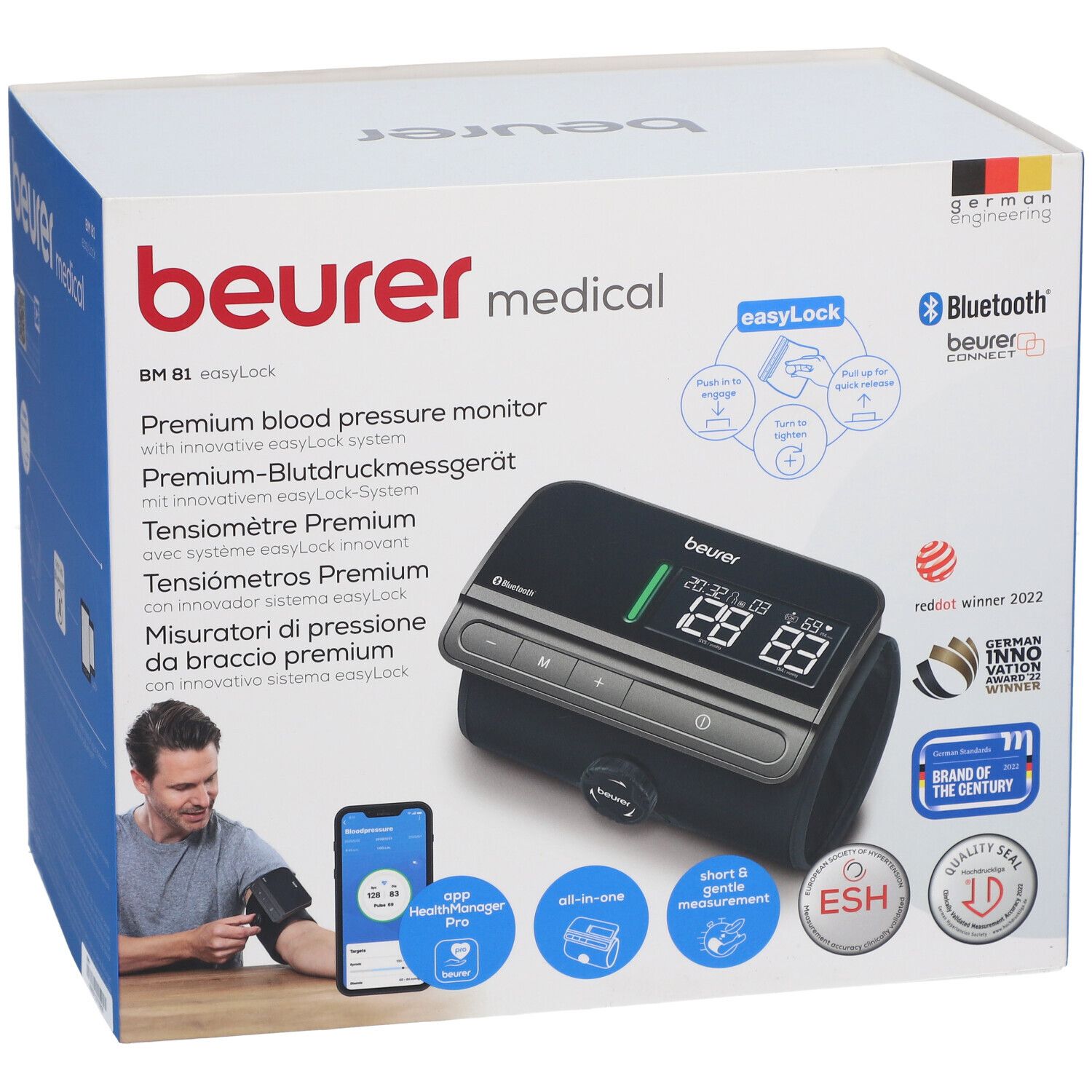 beurer® Blutdruckmessgerät BM 81 easyLock