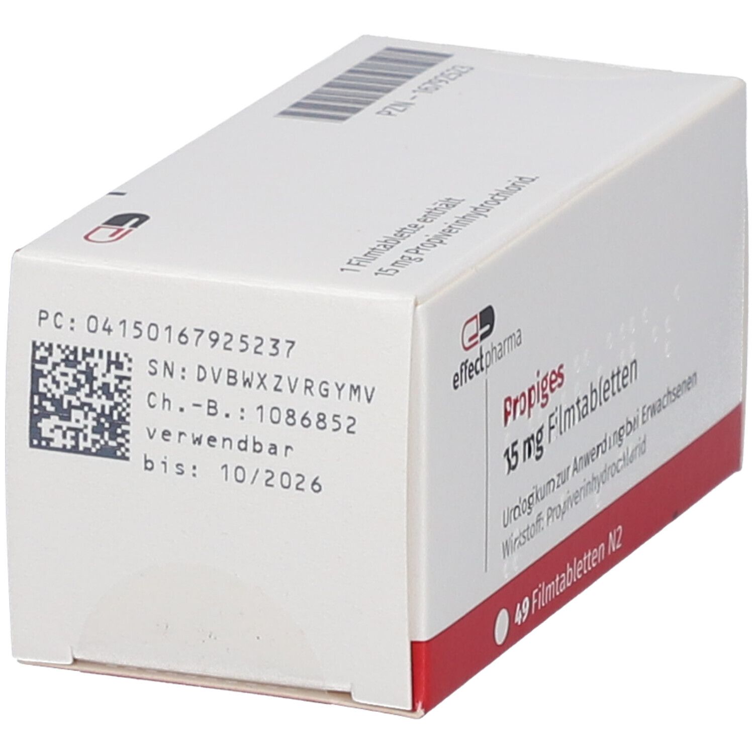 PROPIGES 15 mg Filmtabletten