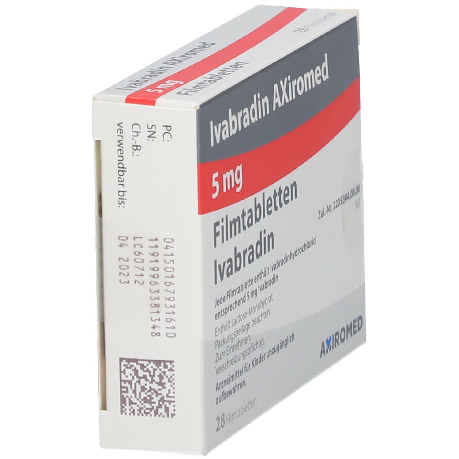 Ivabradin AXiromed 5 mg Filmtabletten 28 St