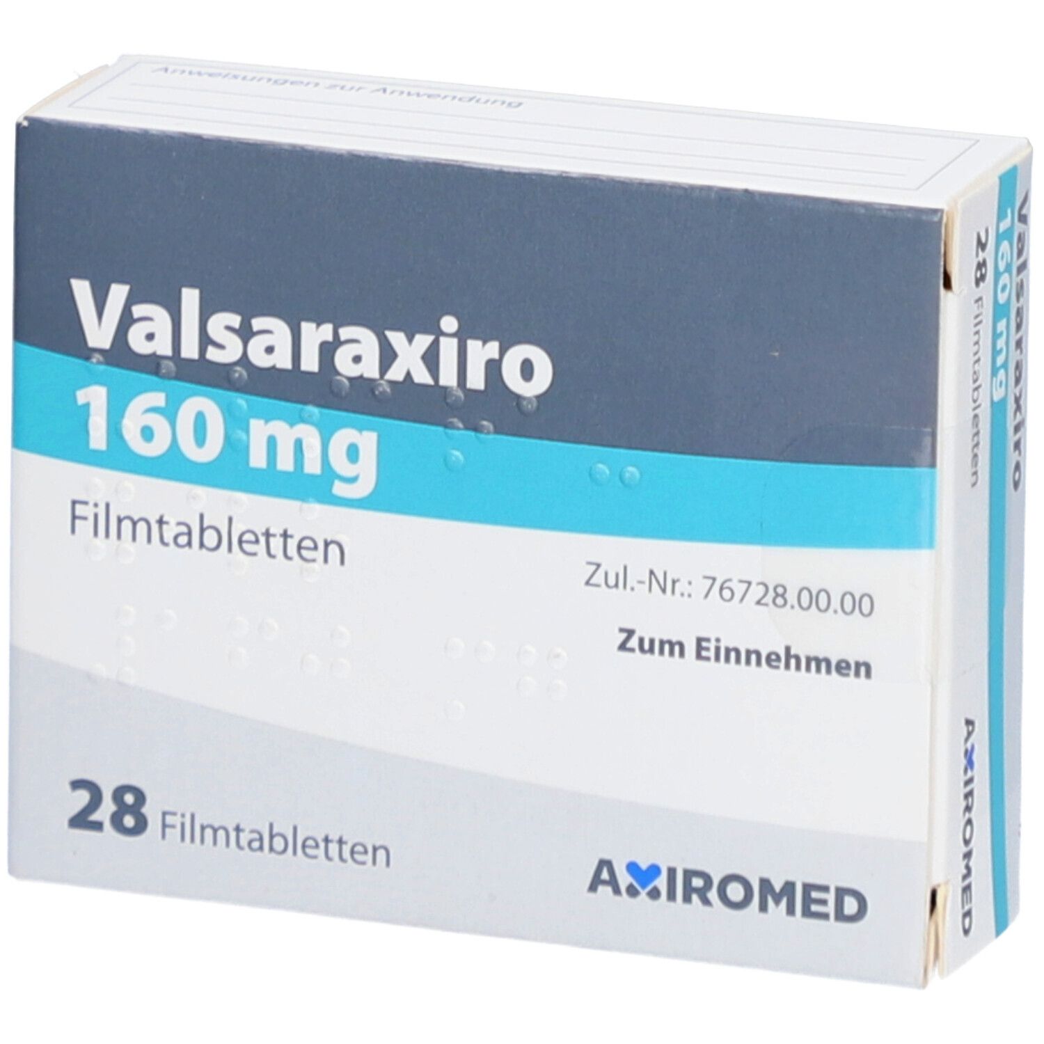 VALSARAXIRO 160 mg Filmtabletten