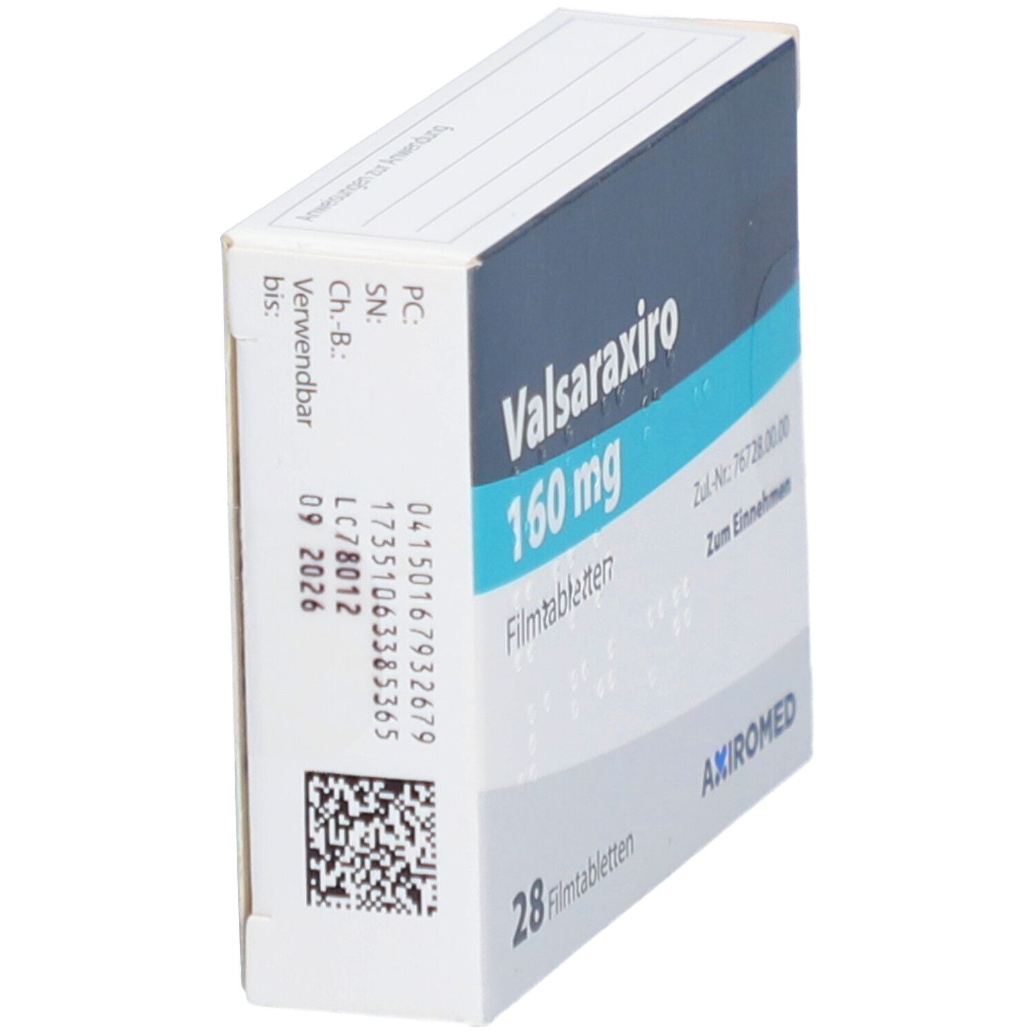 VALSARAXIRO 160 mg Filmtabletten