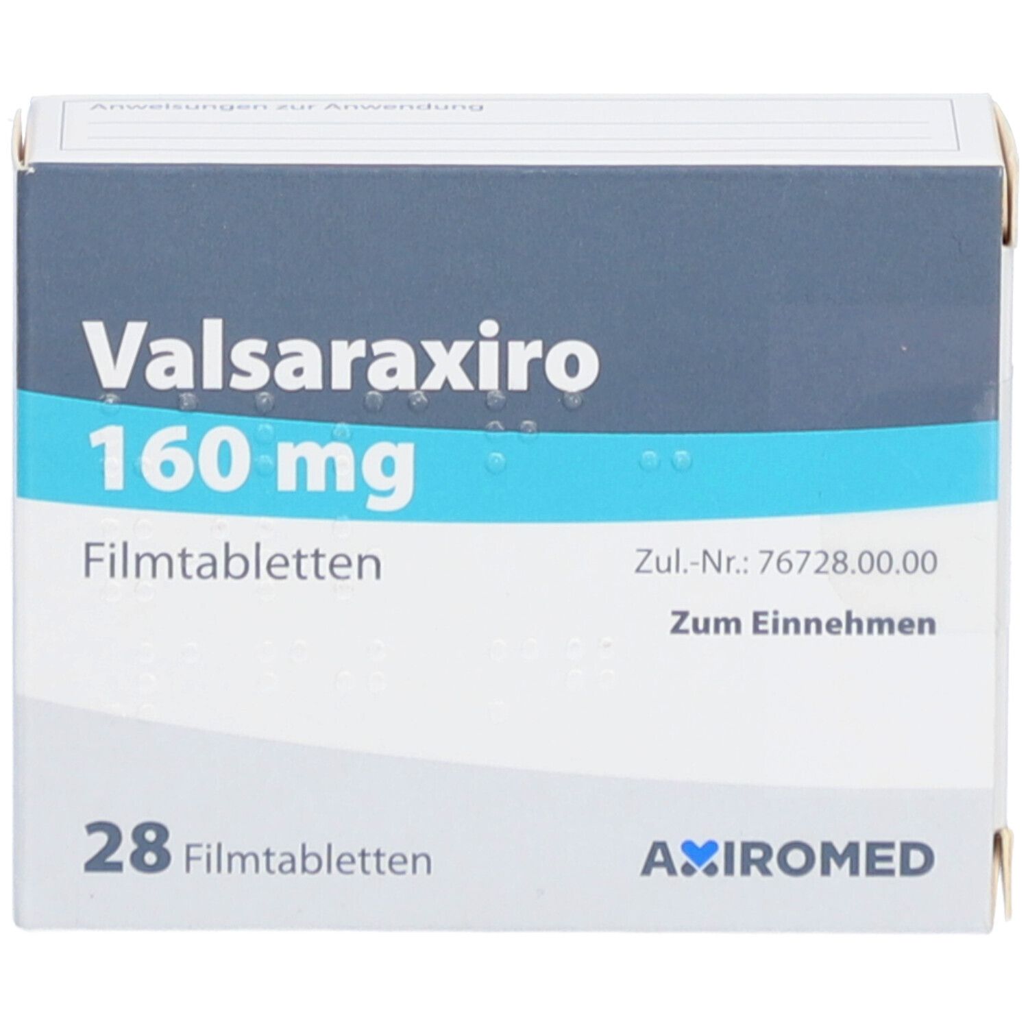 VALSARAXIRO 160 mg Filmtabletten