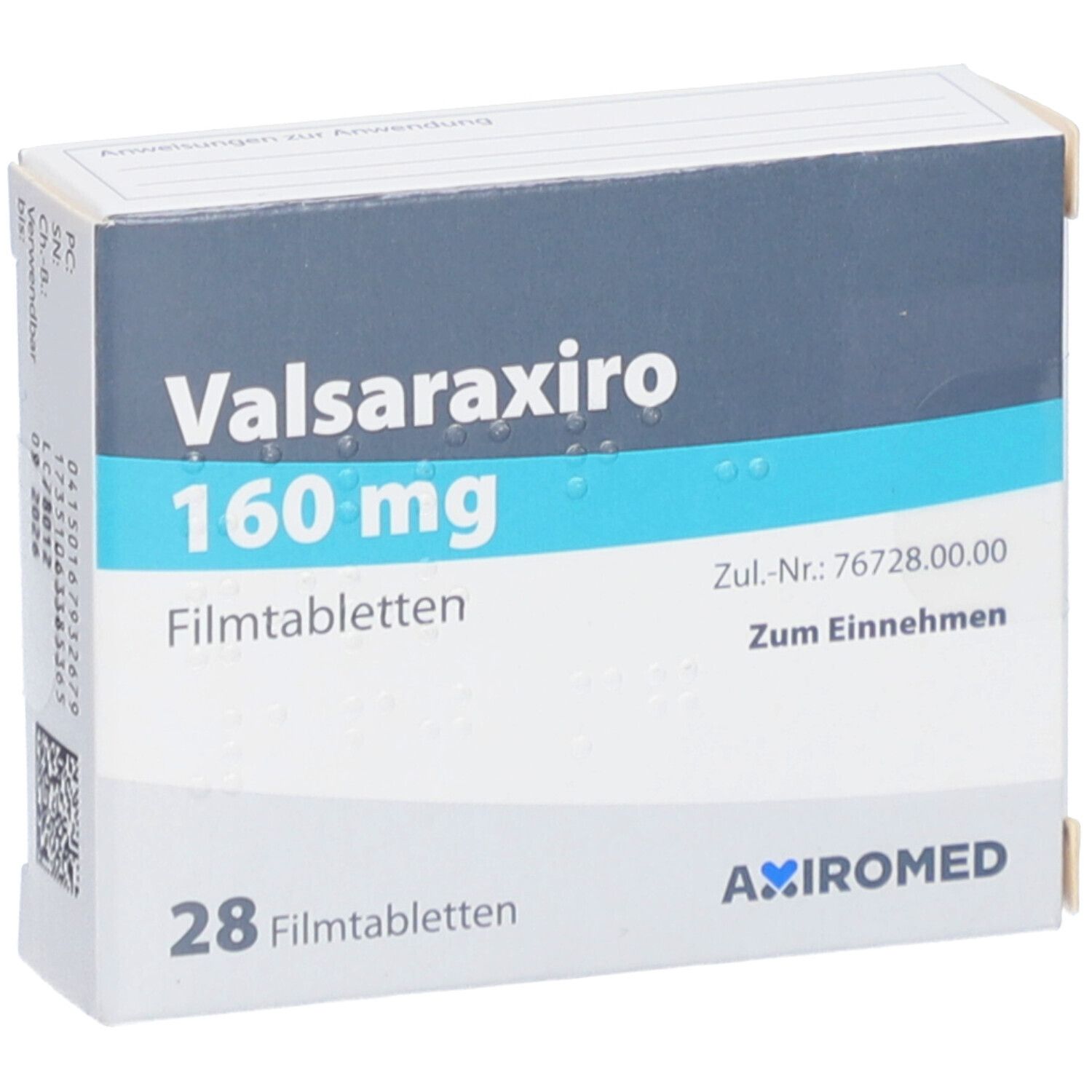 VALSARAXIRO 160 mg Filmtabletten