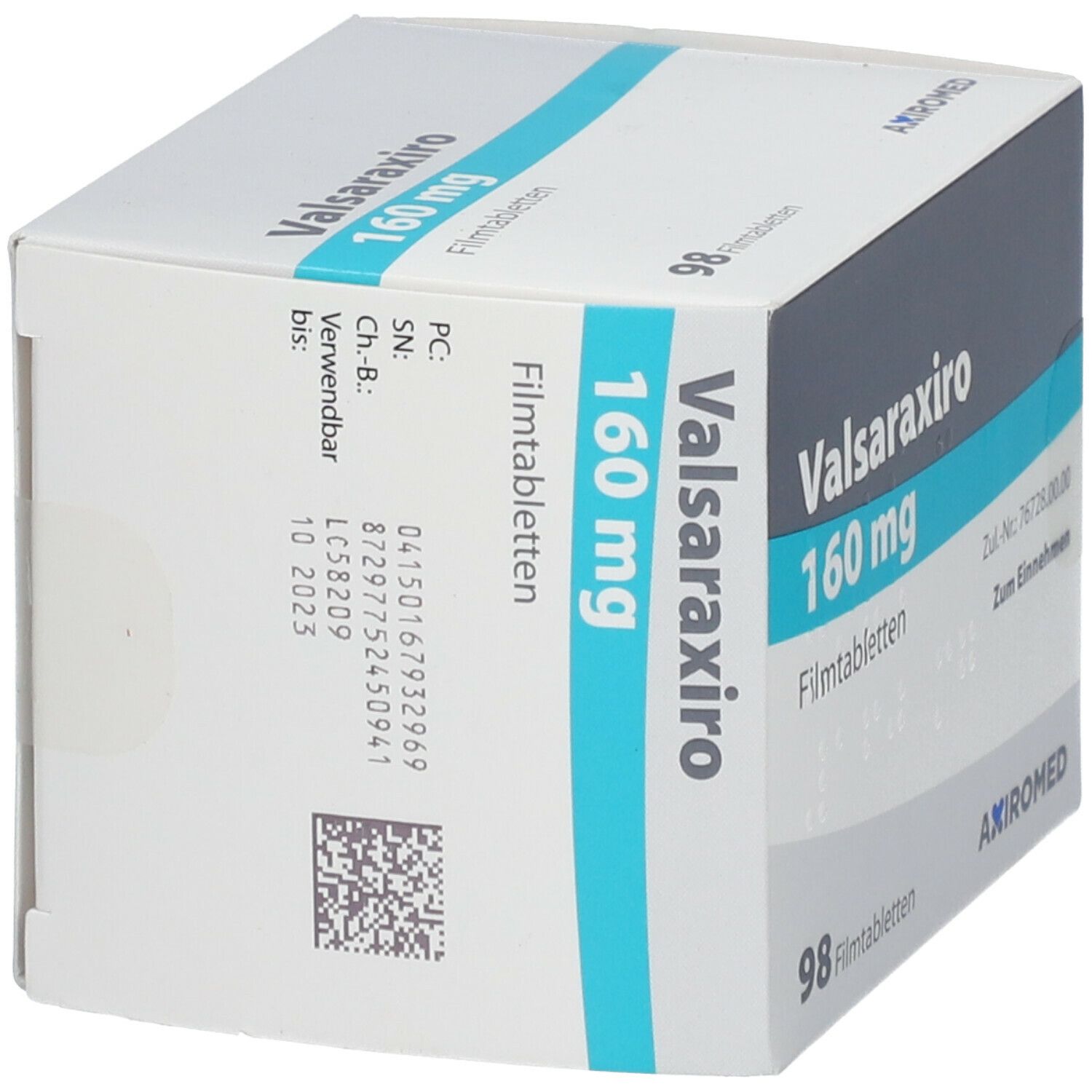 Valsaraxiro 160 mg Filmtabletten 98 St