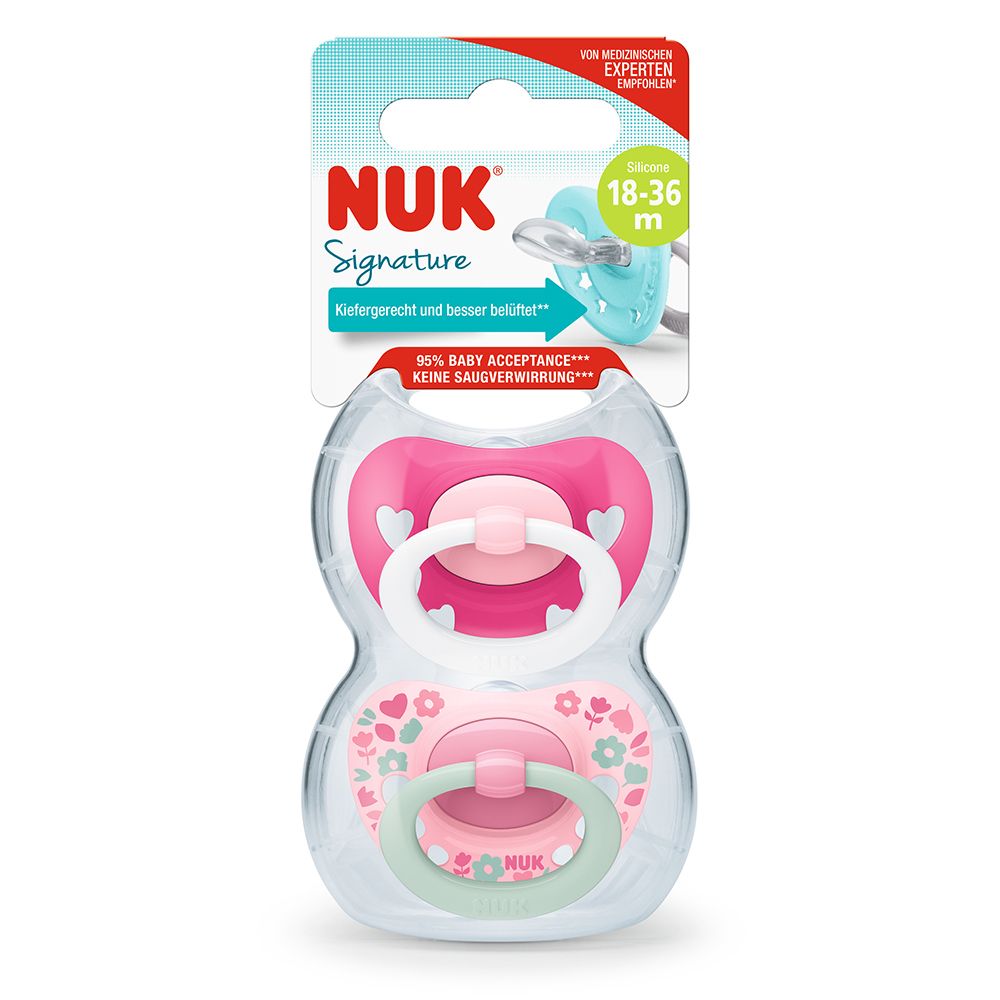 Nuk® Signature Schnuller 18-36 Monate (Farbe nicht frei wählbar)