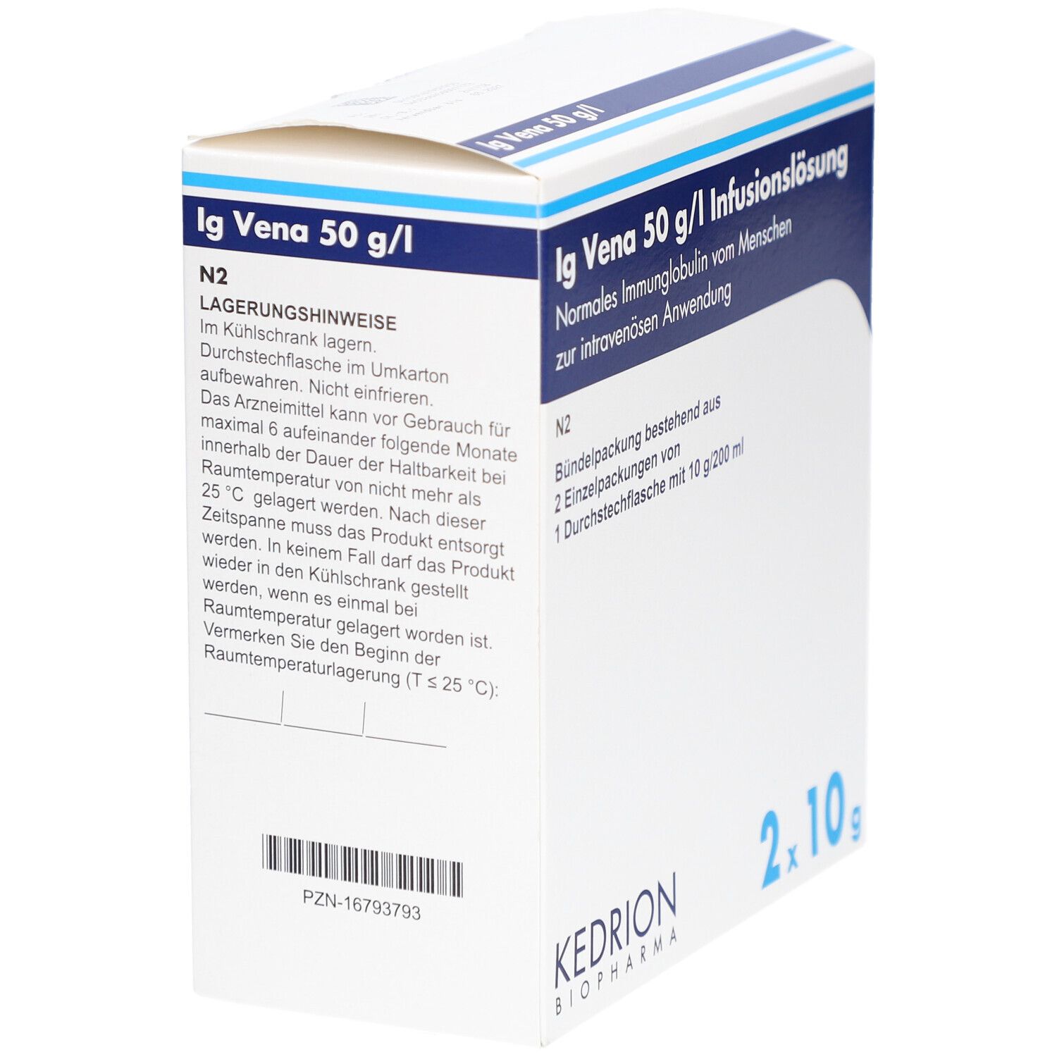 IG VENA 50 g/l Infusionslösung 10g/200ml