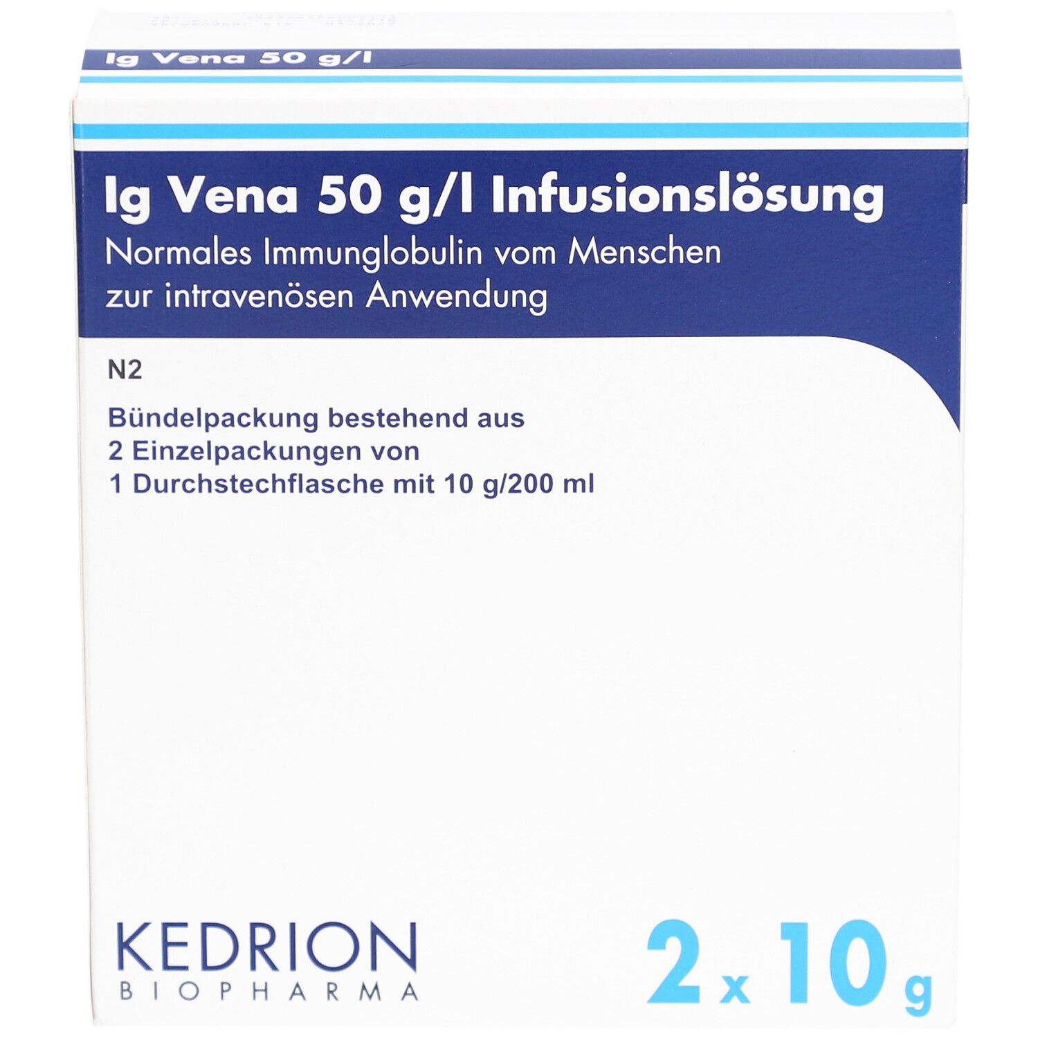 IG VENA 50 g/l Infusionslösung 10g/200ml