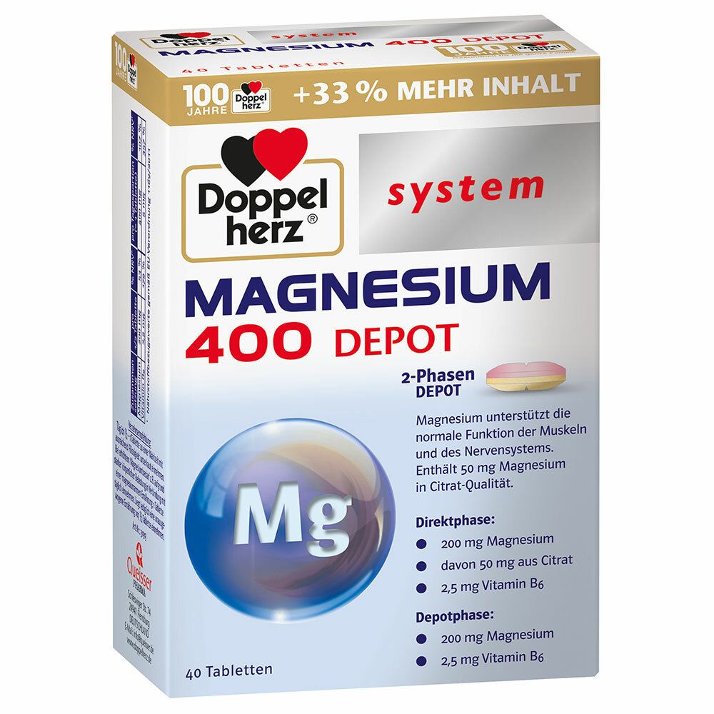 Doppelherz® Magnesium 400 DEPOT