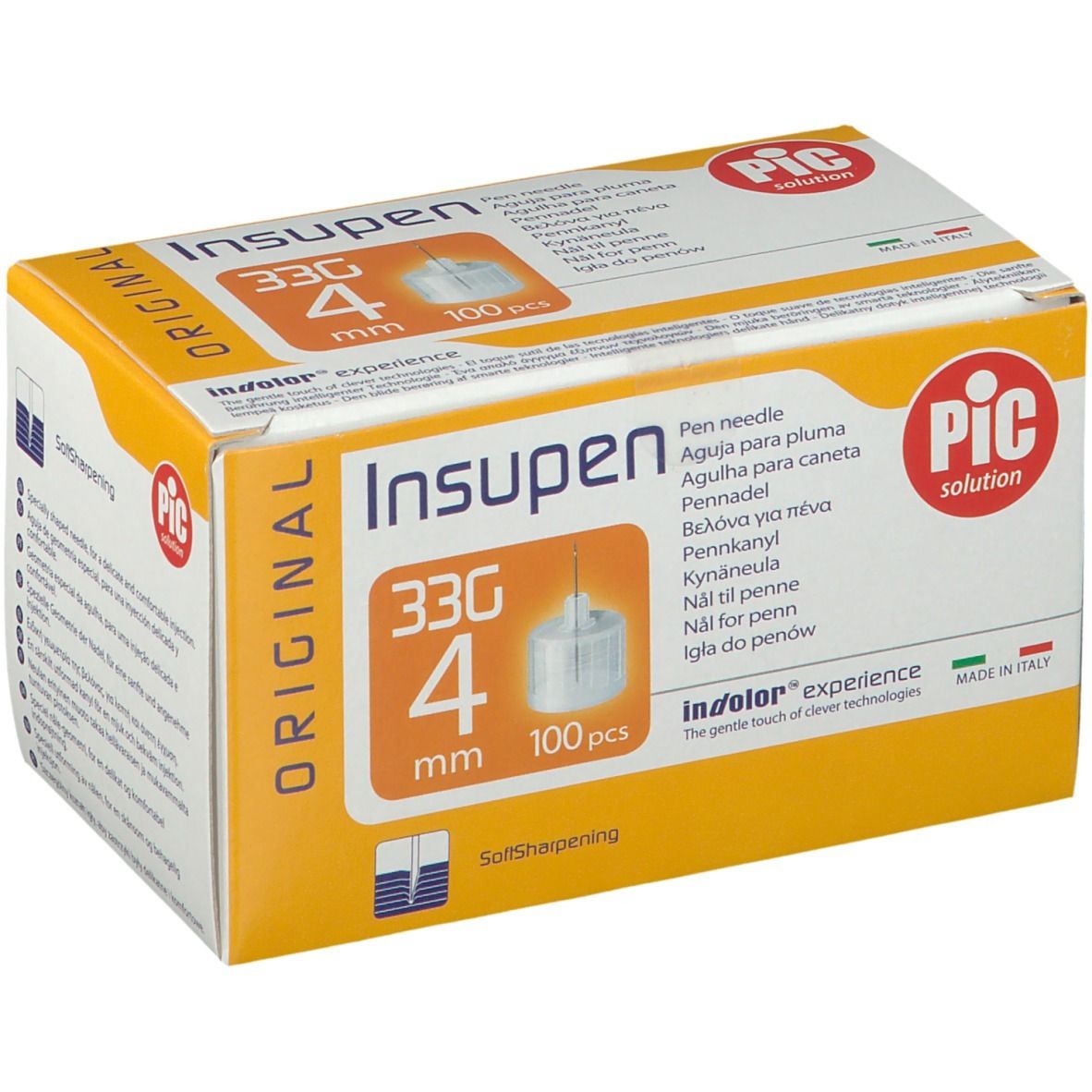 Insupen Pen-Nadeln Original 33 G 4 mm 100 St Kanüle
