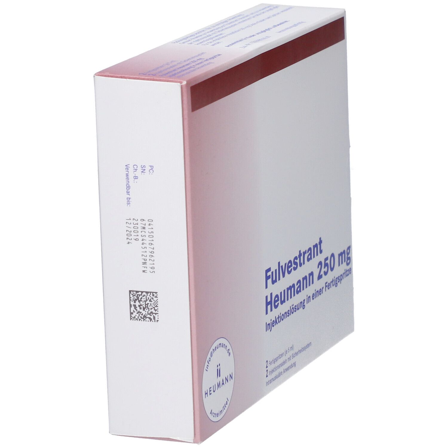 Fulvestrant Heumann 250 mg/5ml Inj.-Lsg.i.e.F.-Sp. 2x5 ml Infusionsemulsion