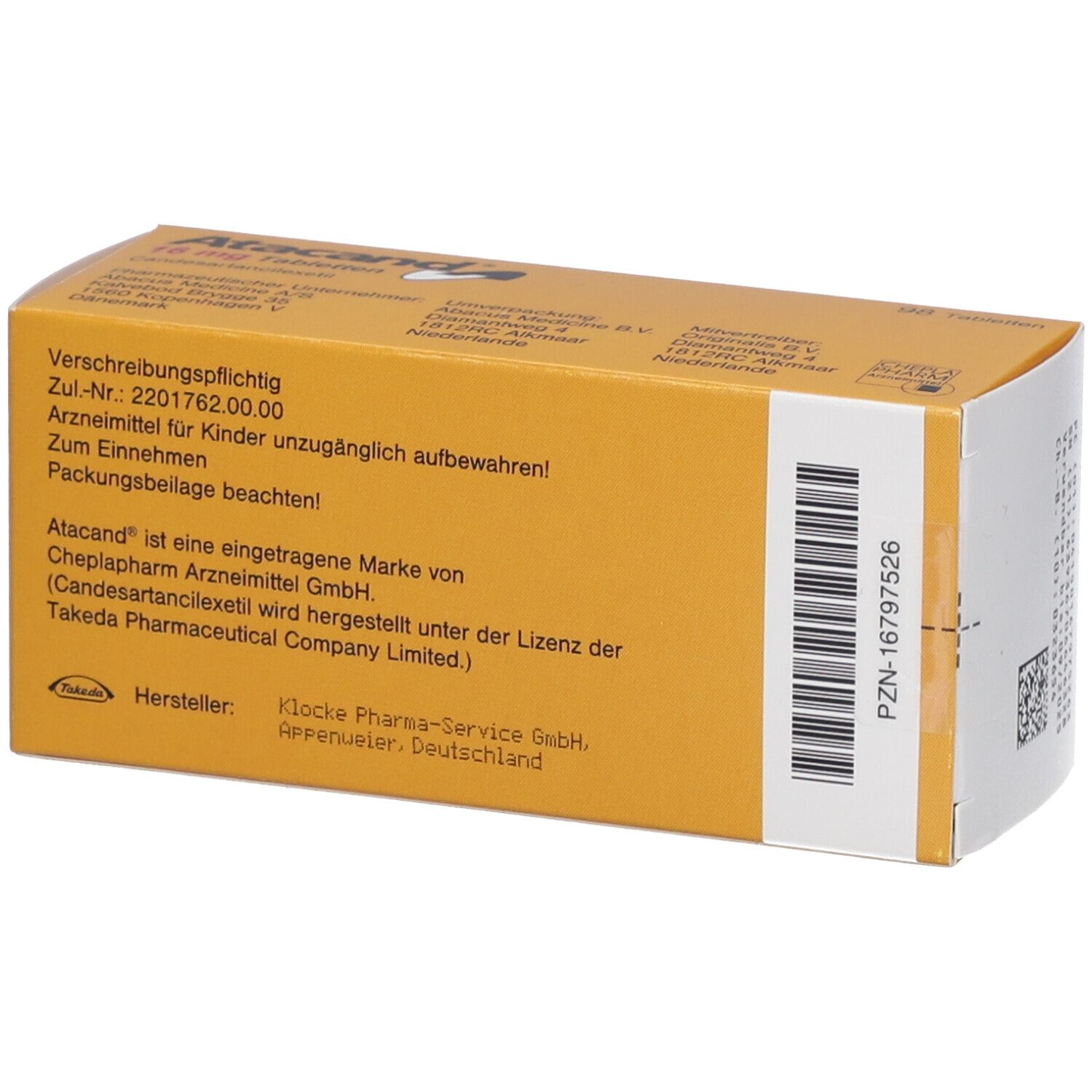 ATACAND 16 mg Tabletten