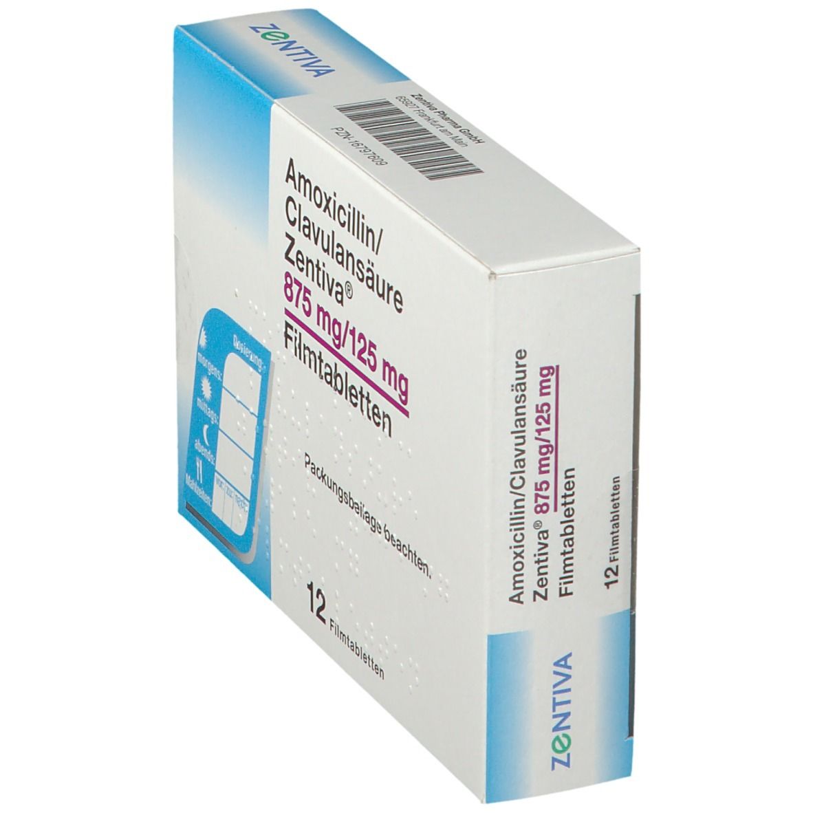 Amoxicillin/Clavulansäure Zentiva® 875 mg/125 mg