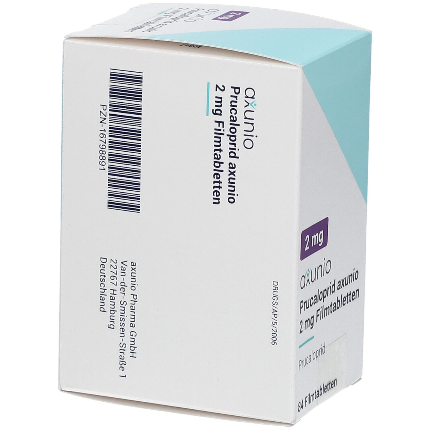 Prucaloprid axunio 2 mg Filmtabletten 84 St