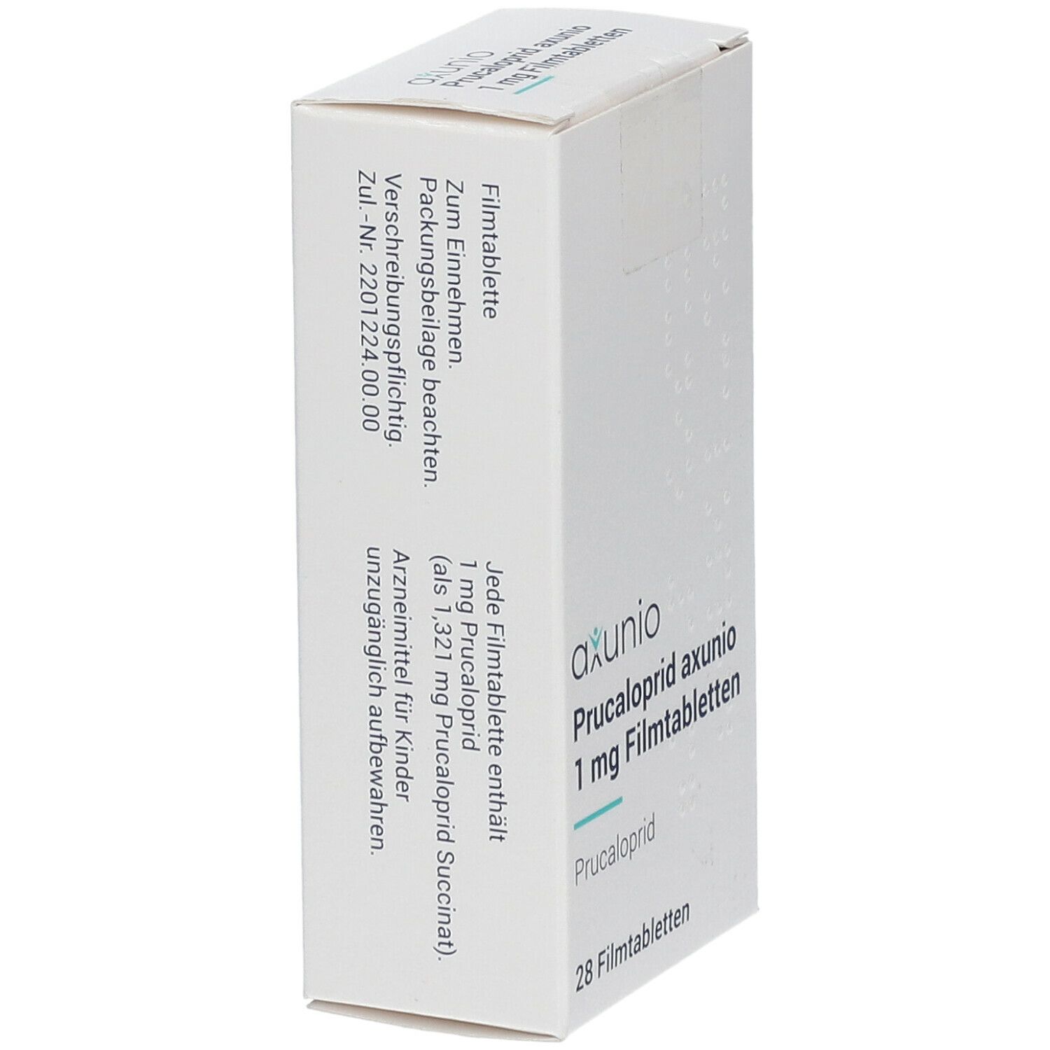 Prucaloprid axunio 1 mg Filmtabletten 28 St