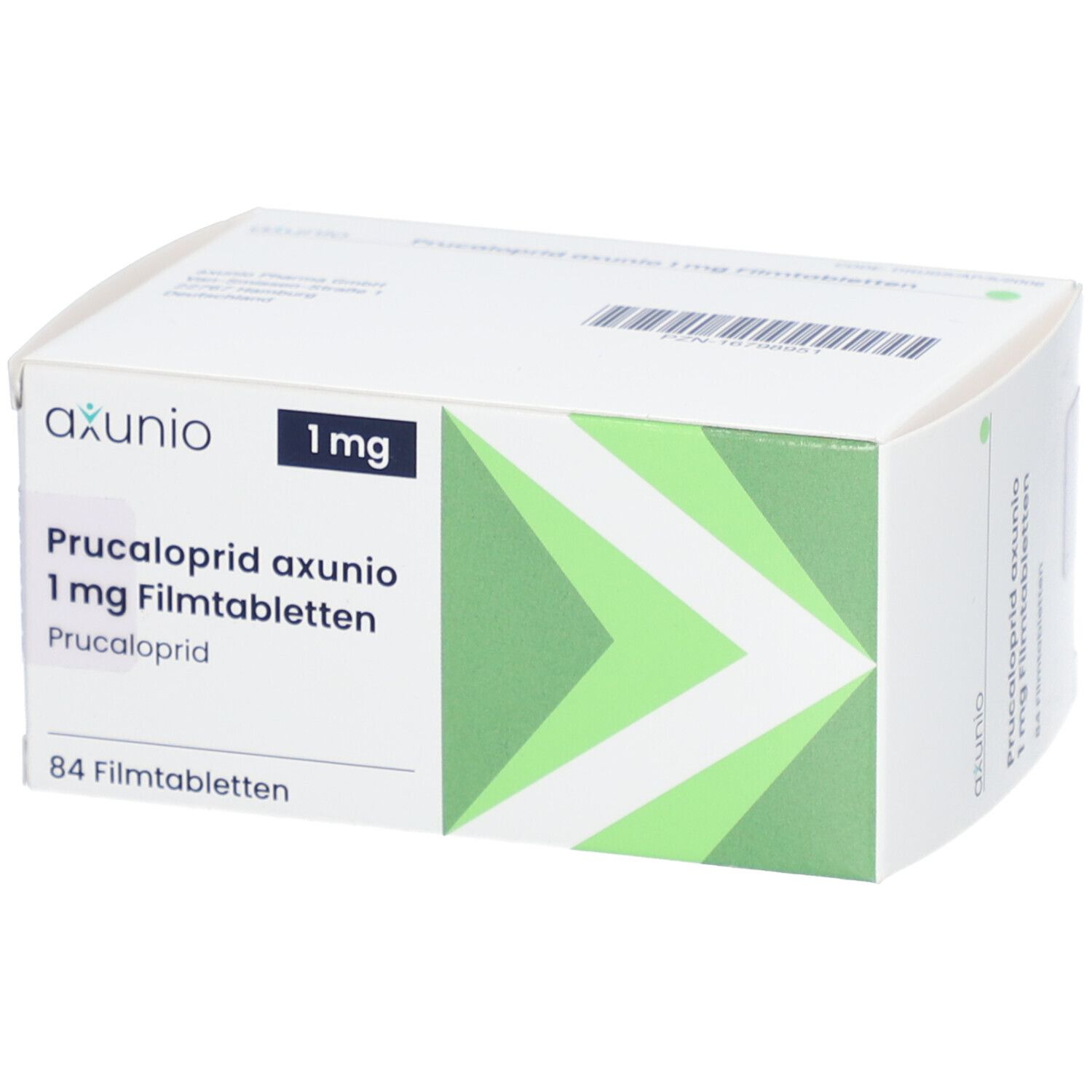 Prucaloprid axunio 1 mg Filmtabletten 84 St