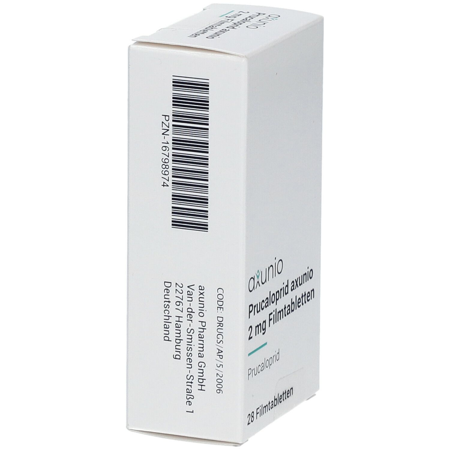 Prucaloprid axunio 2 mg Filmtabletten 28 St