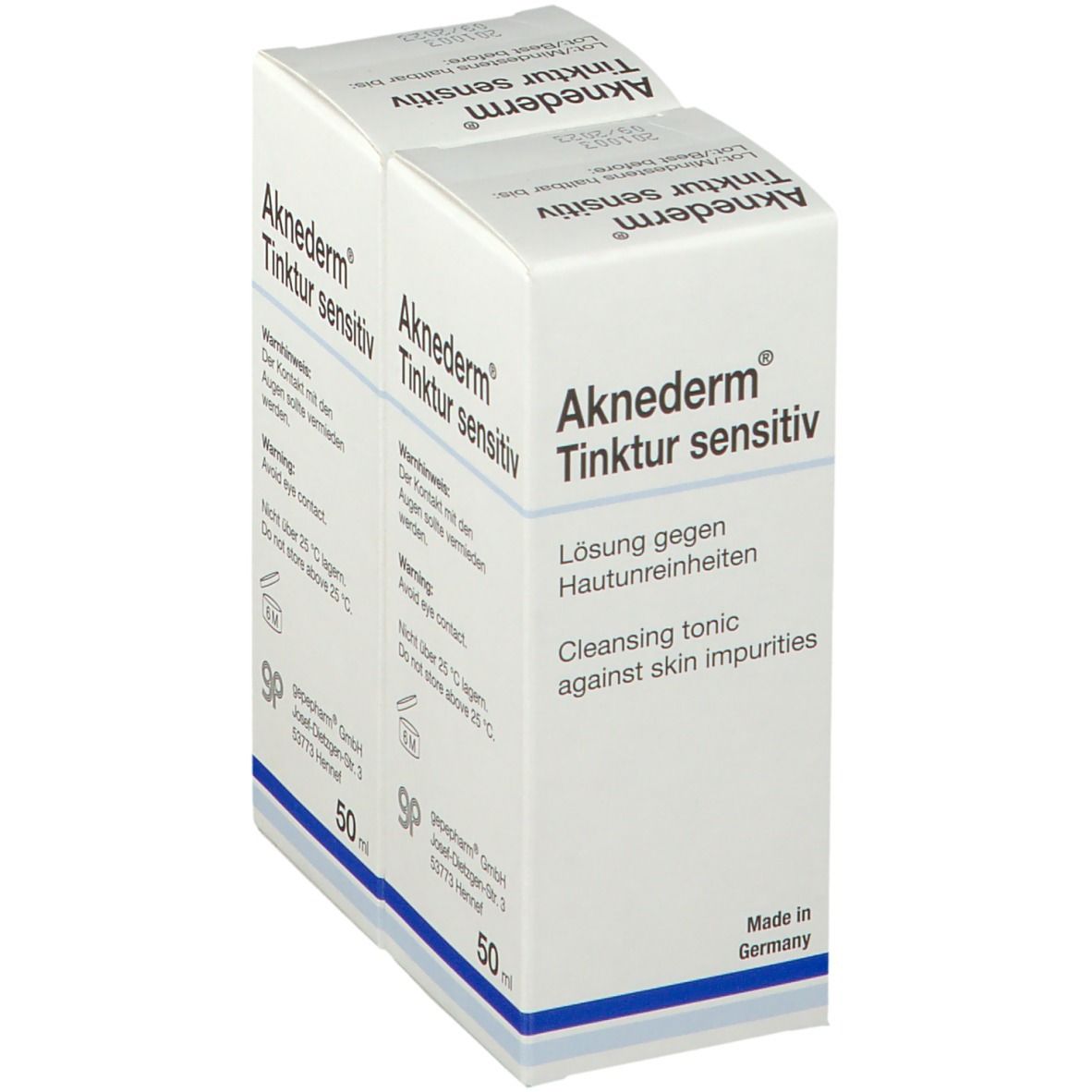 Aknederm Tinktur sensitiv 2x50 ml