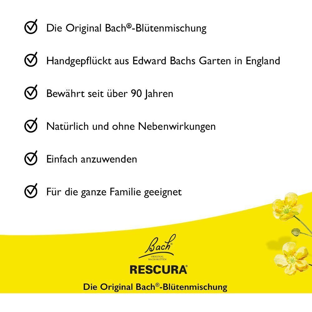 Bachblüten Original Rescura Night Spray m.Alkohol 7 ml