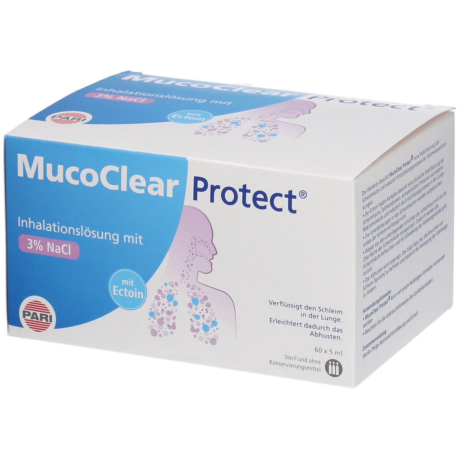 Mucoclear Protect Hypertone Salzl Sung Nacl Mit Ectoin X Ml