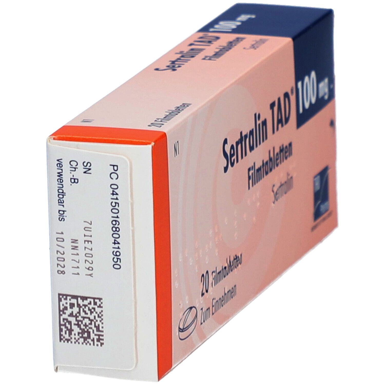 Sertralin Stada 100 mg Filmtabletten 20 St