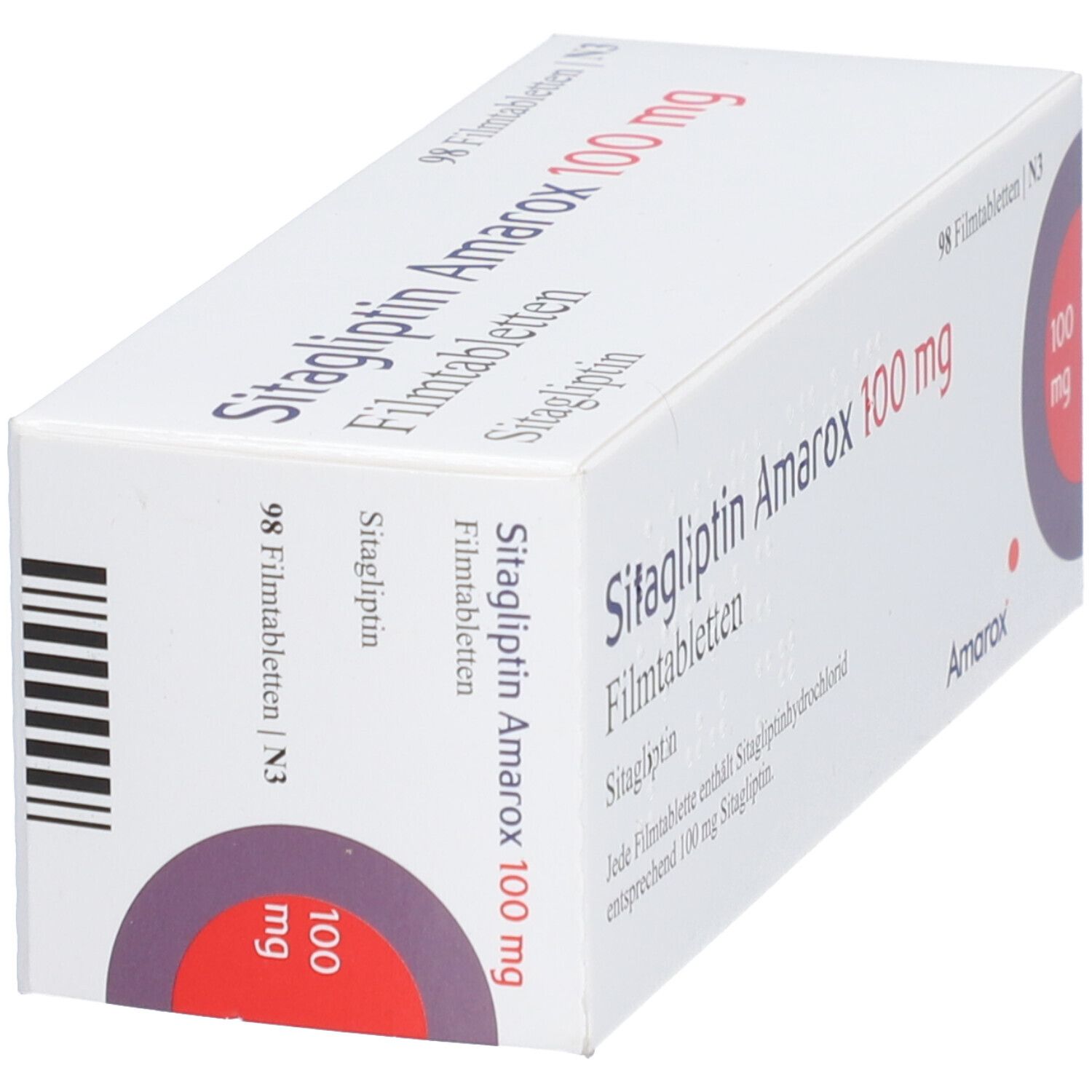 Sitagliptin Amarox 50 mg Filmtabletten 28 St