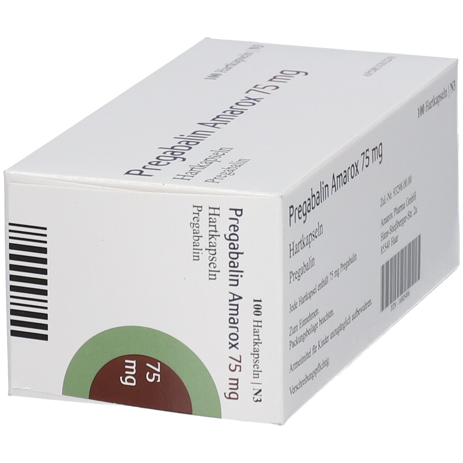 PREGABALIN Amarox 75 mg Hartkapseln