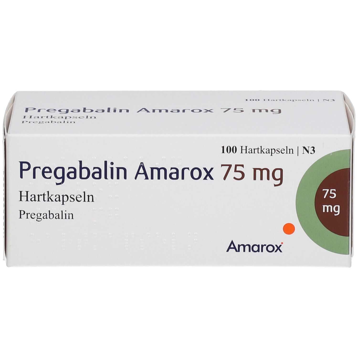 PREGABALIN Amarox 75 mg Hartkapseln