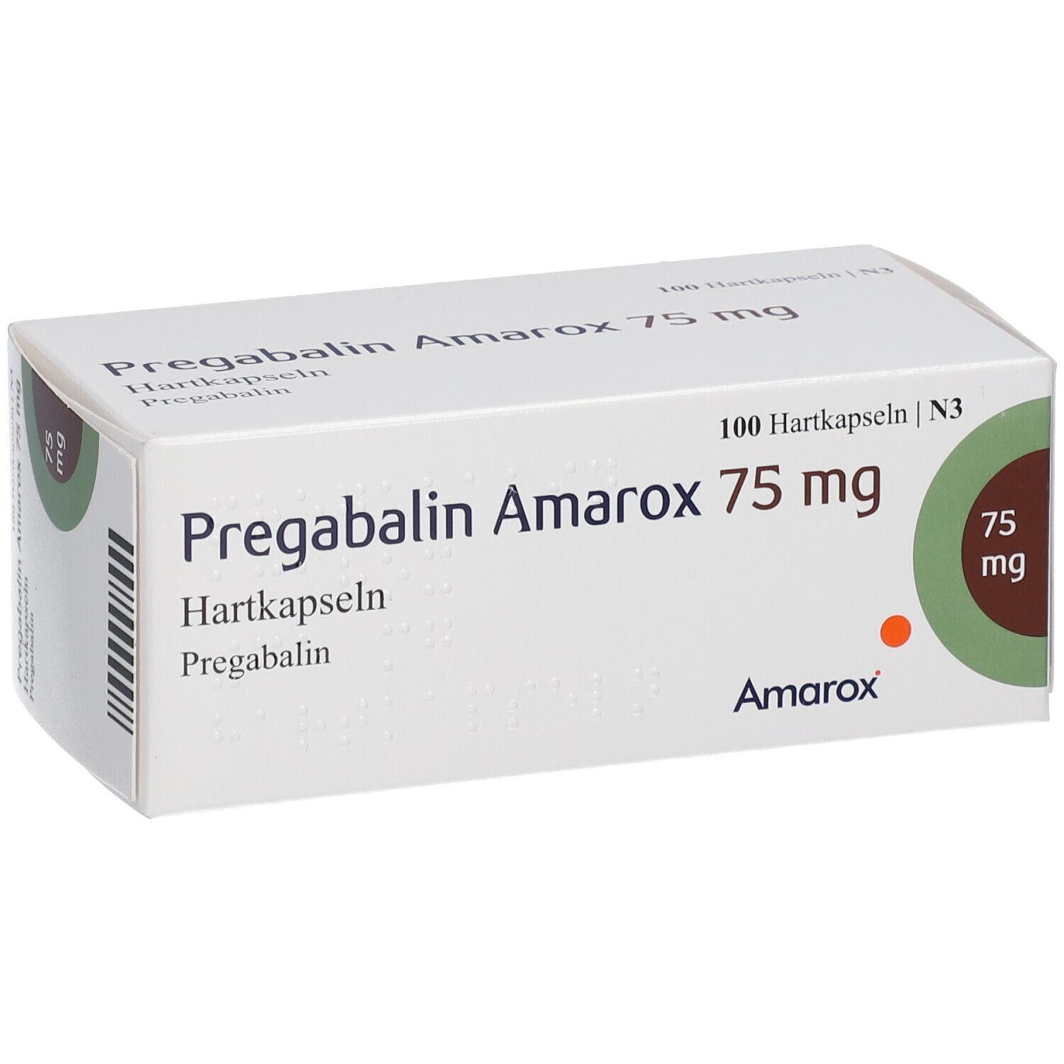 PREGABALIN Amarox 75 mg Hartkapseln