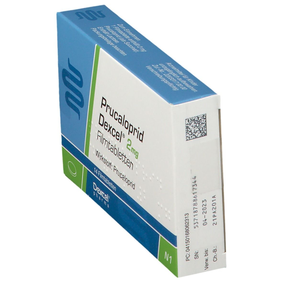 Prucaloprid Dexcel 2 mg Filmtabletten 14 St