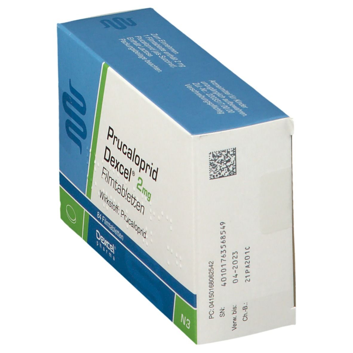 Prucaloprid Dexcel 1 mg Filmtabletten 84 St