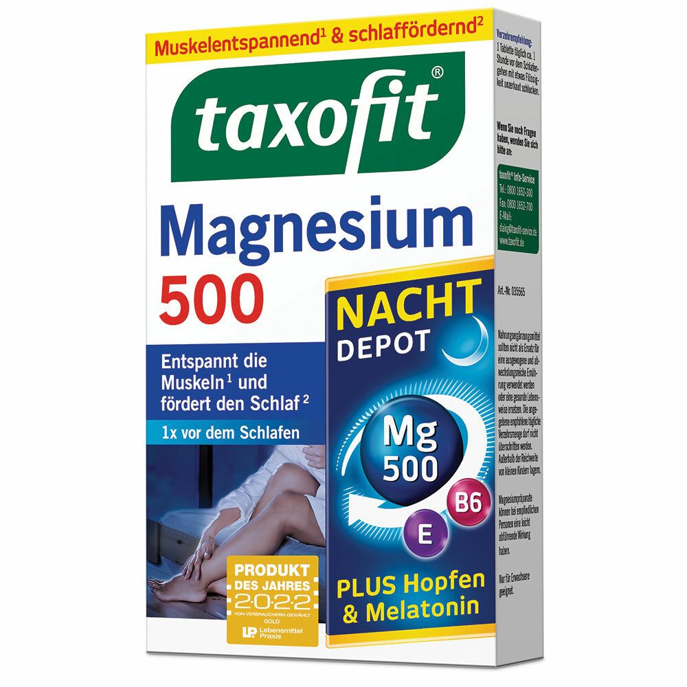 taxofit® Magnesium 500 Nacht