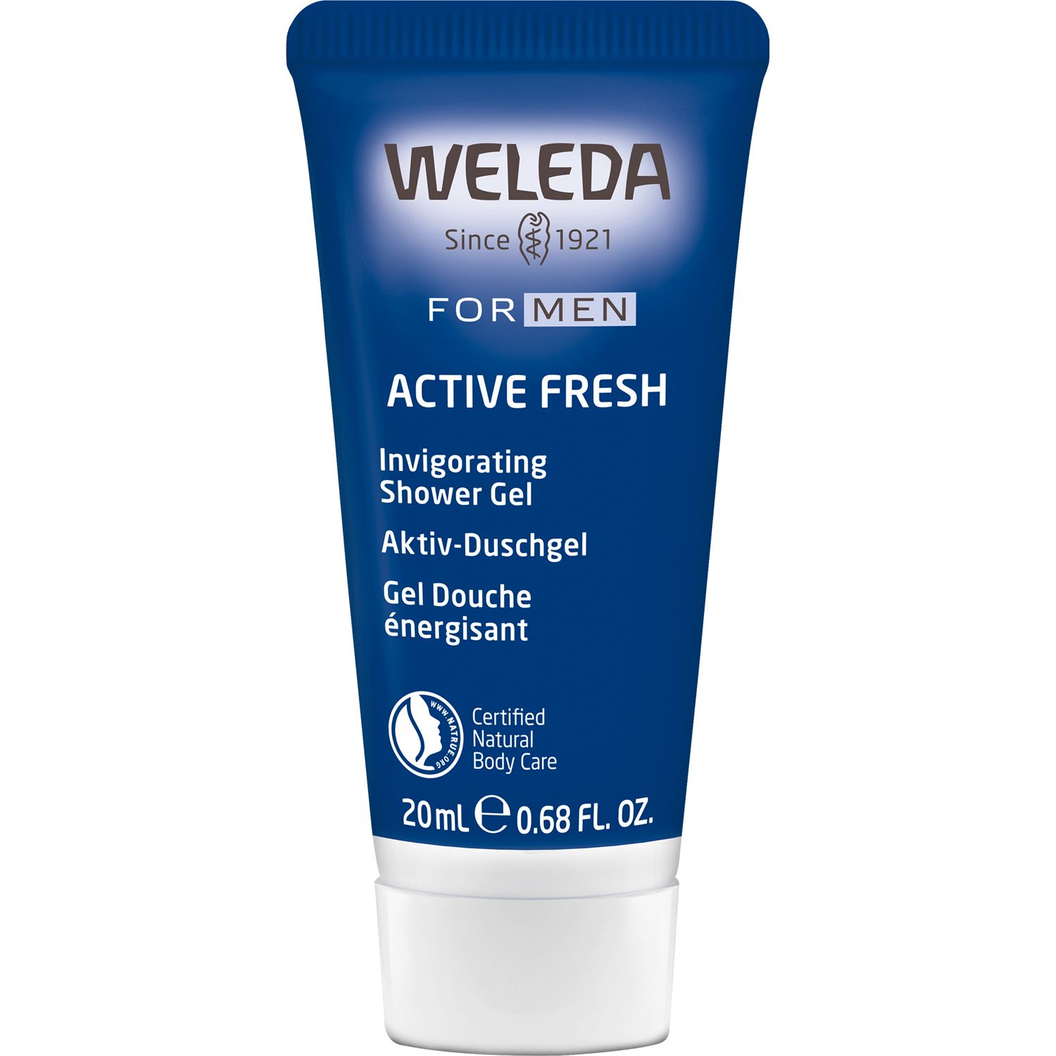 Weleda For Men Active Fresh – Aktiv Duschgel - belebt durch erfrischend-herben & maskulinen Duft