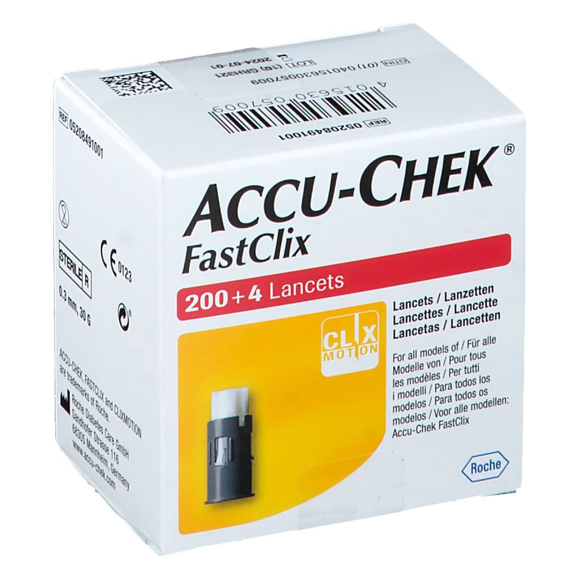 Accu-Chek FastClix Lanzetten 204 St