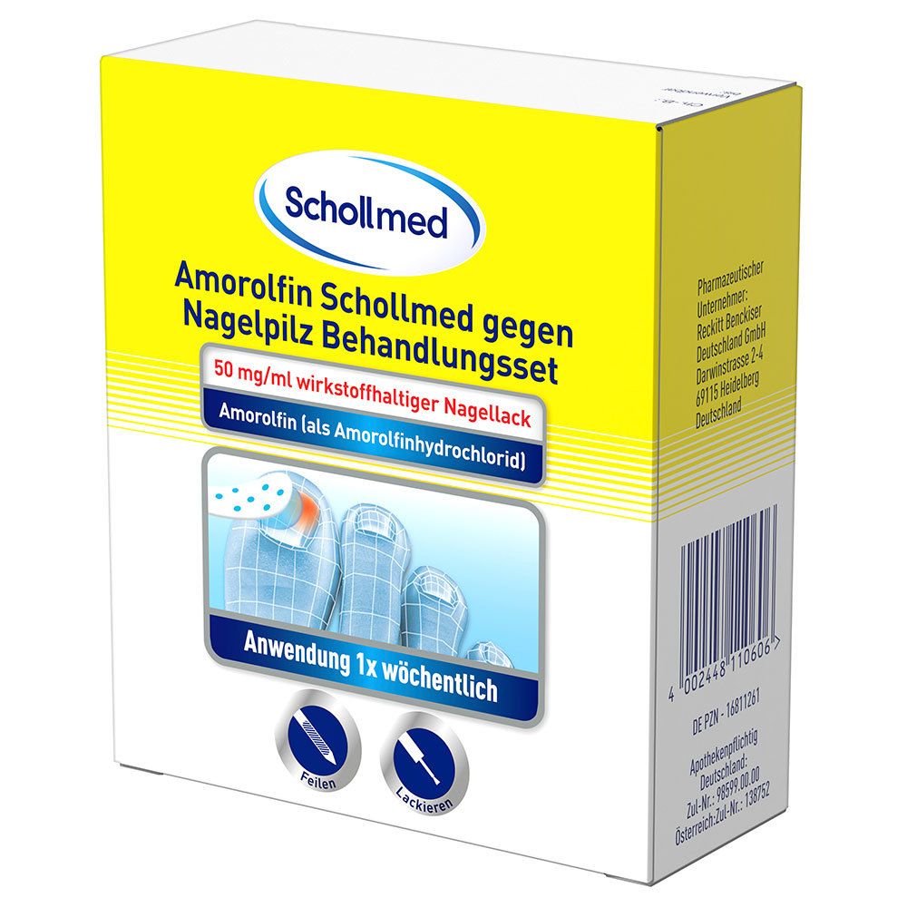 Amorolfin Schollmed gegen Nagelpilz 50 mg/ml