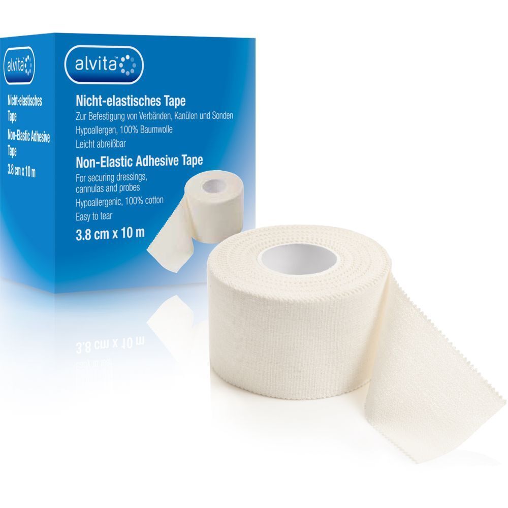 Alvita nicht-elastisches Tape 3,75 cmx10 m 1 St Pflaster