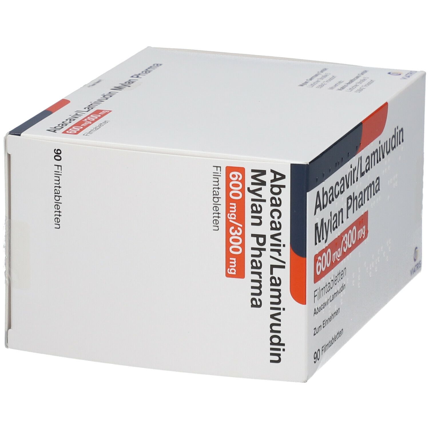 ABACAVIR/Lamivudin Mylan Pharma 600 mg/300 mg FTA 90 St Filmtabletten