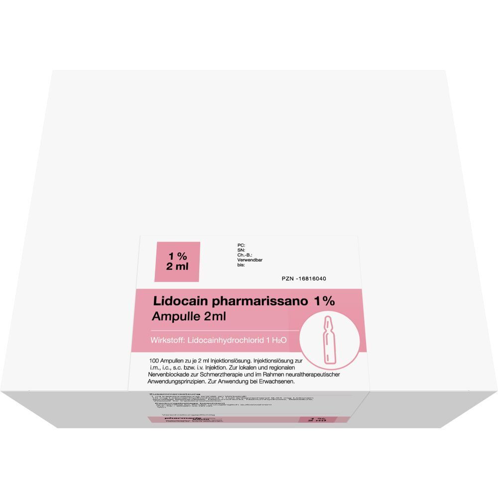 LIDOCAIN pharmarissano 1% Inj.-Lsg.Ampullen 2 ml