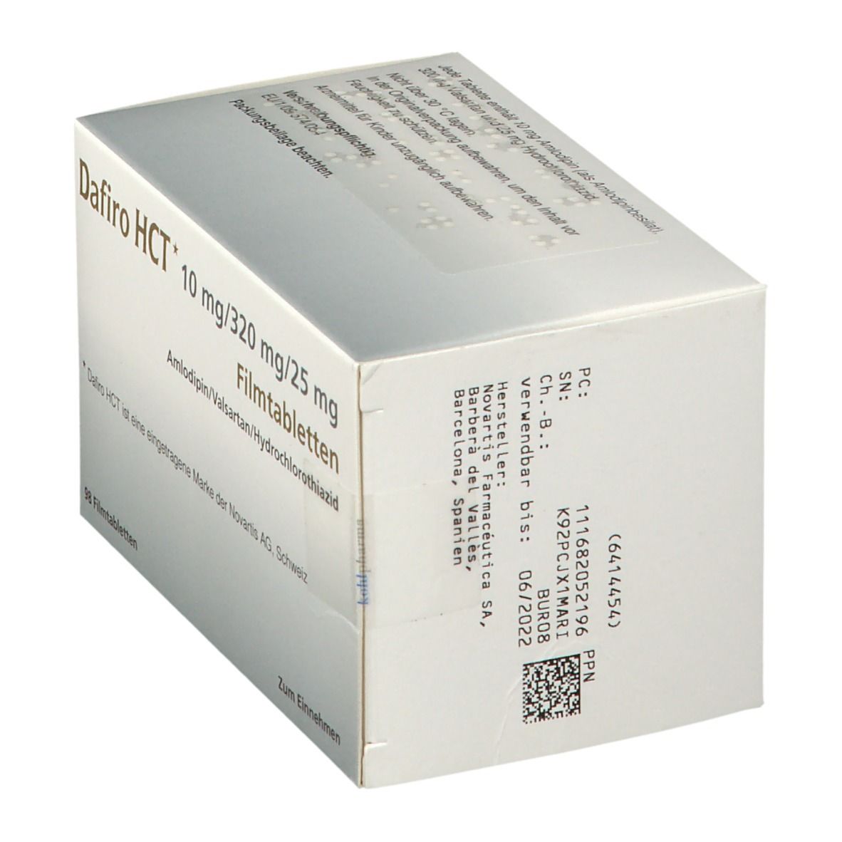 Dafiro HCT 10 mg/320 mg/25 mg Filmtabletten 98 St