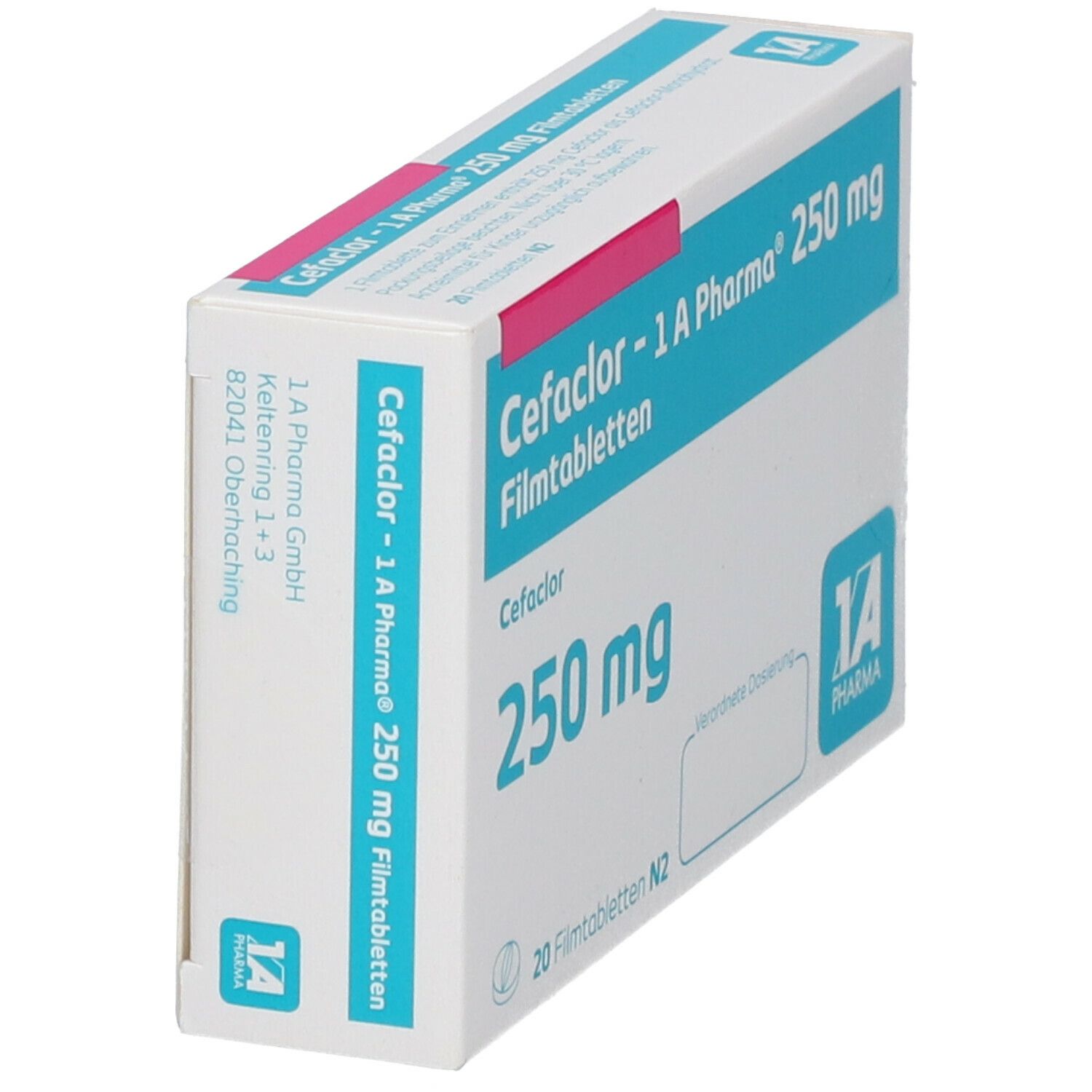 Cefaclor-1A Pharma 250 mg Filmtabletten 20 St