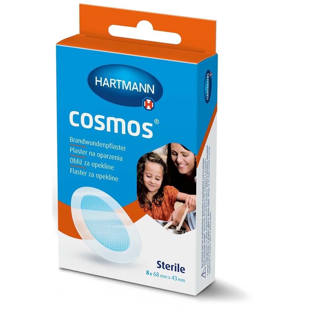 HARTMANN cosmos® Brandwundenpflaster 68 x 43 mm