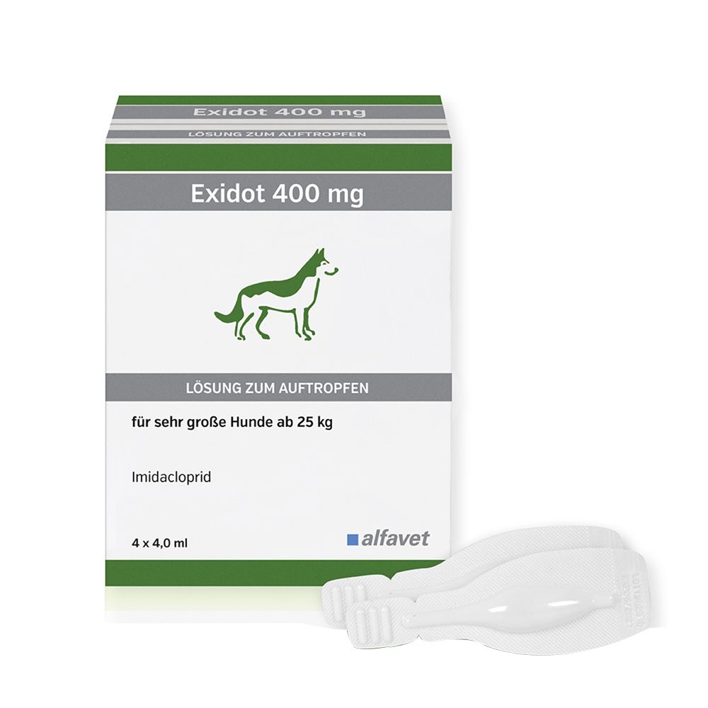 Exidot 400 mg Spot-On für sehr große Hunde