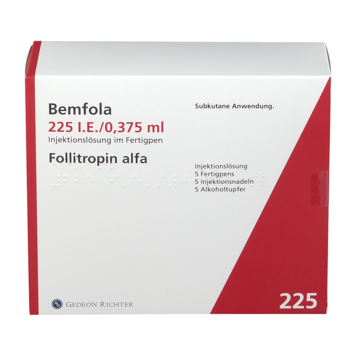 Bemfola 225 I.E./0,375 ml