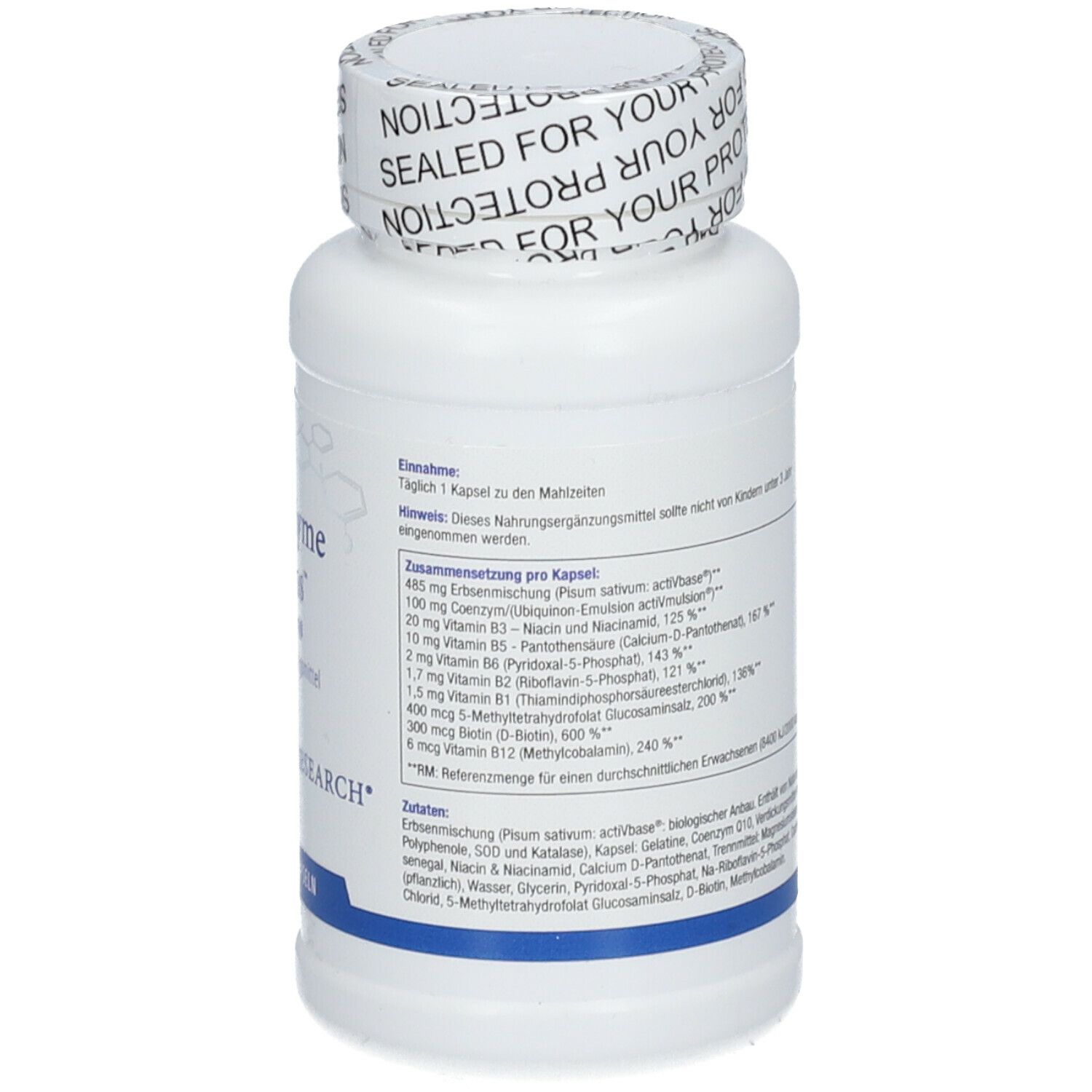 BIOTICS® RESEARCH CoQ-Zyme 100 Plus™ 60 St - Shop-apotheke.com