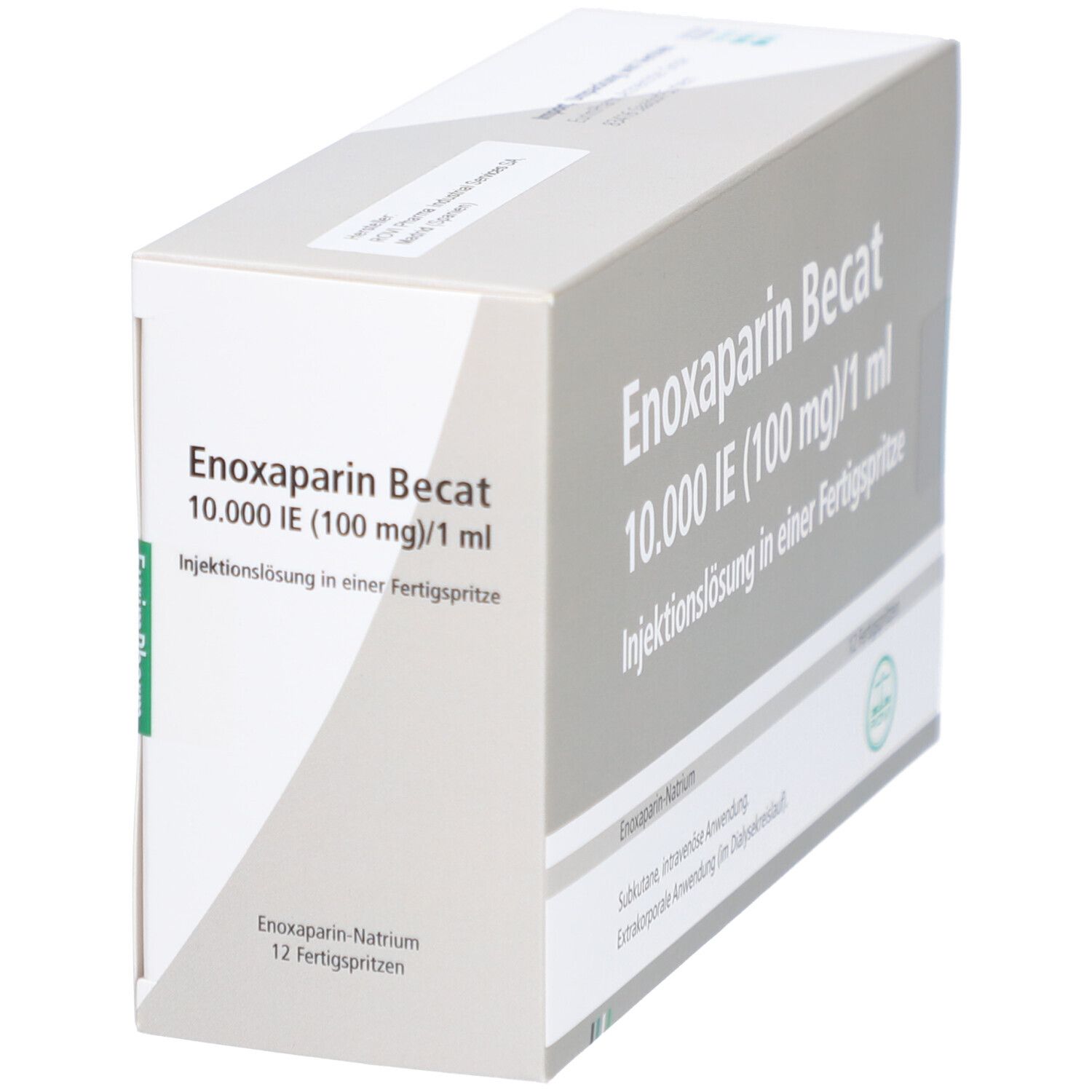 Enoxaparin Becat 10.000 I.E. 100 mg/1 ml